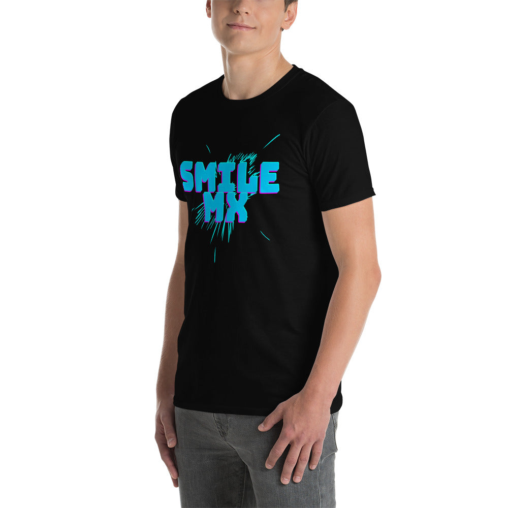 Smile MX Electric Blue - Men's T-Shirt