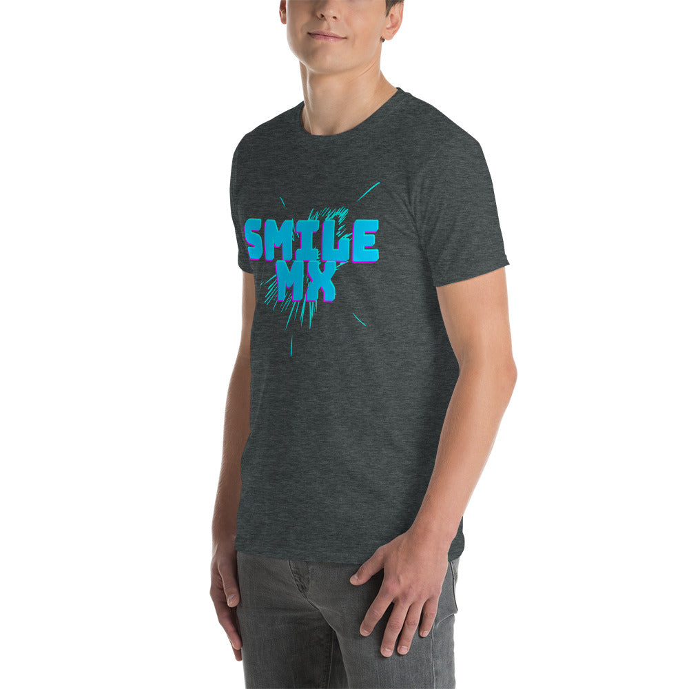 Smile MX Electric Blue - Men's T-Shirt