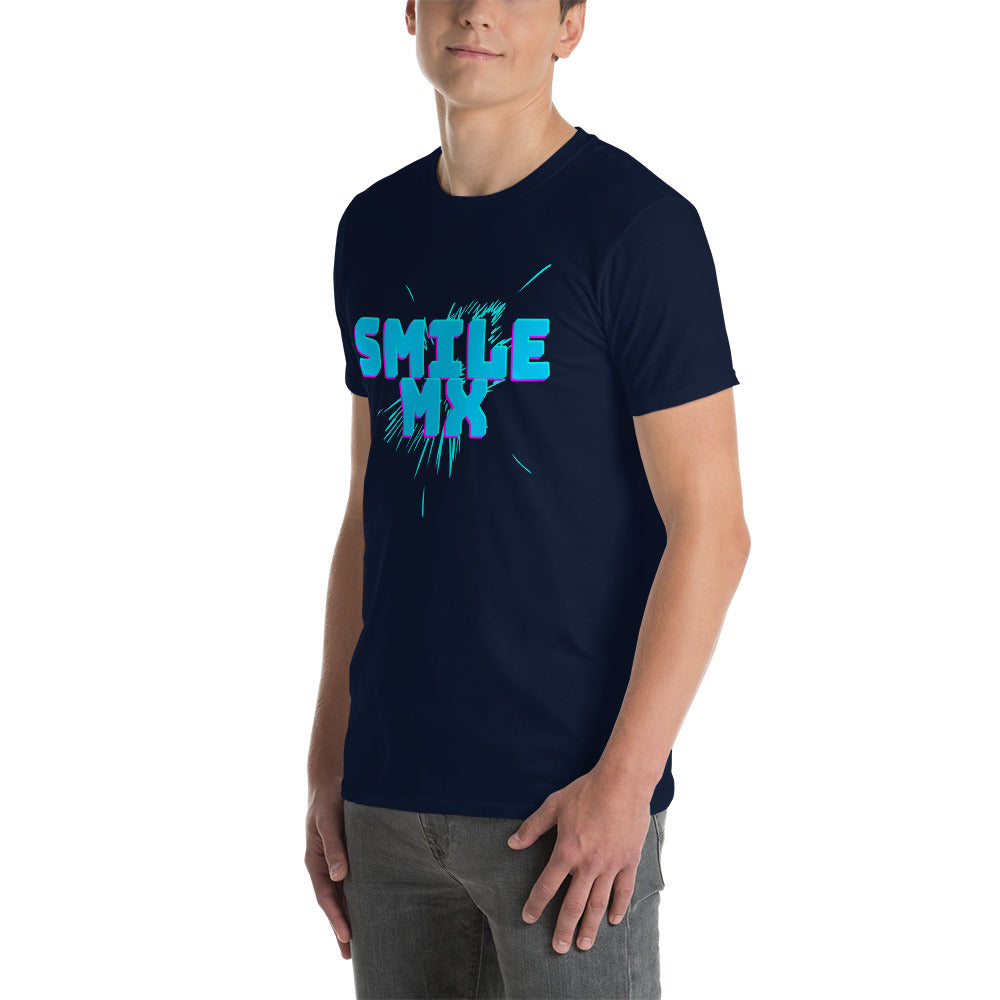 Smile MX Electric Blue - Men's T-Shirt