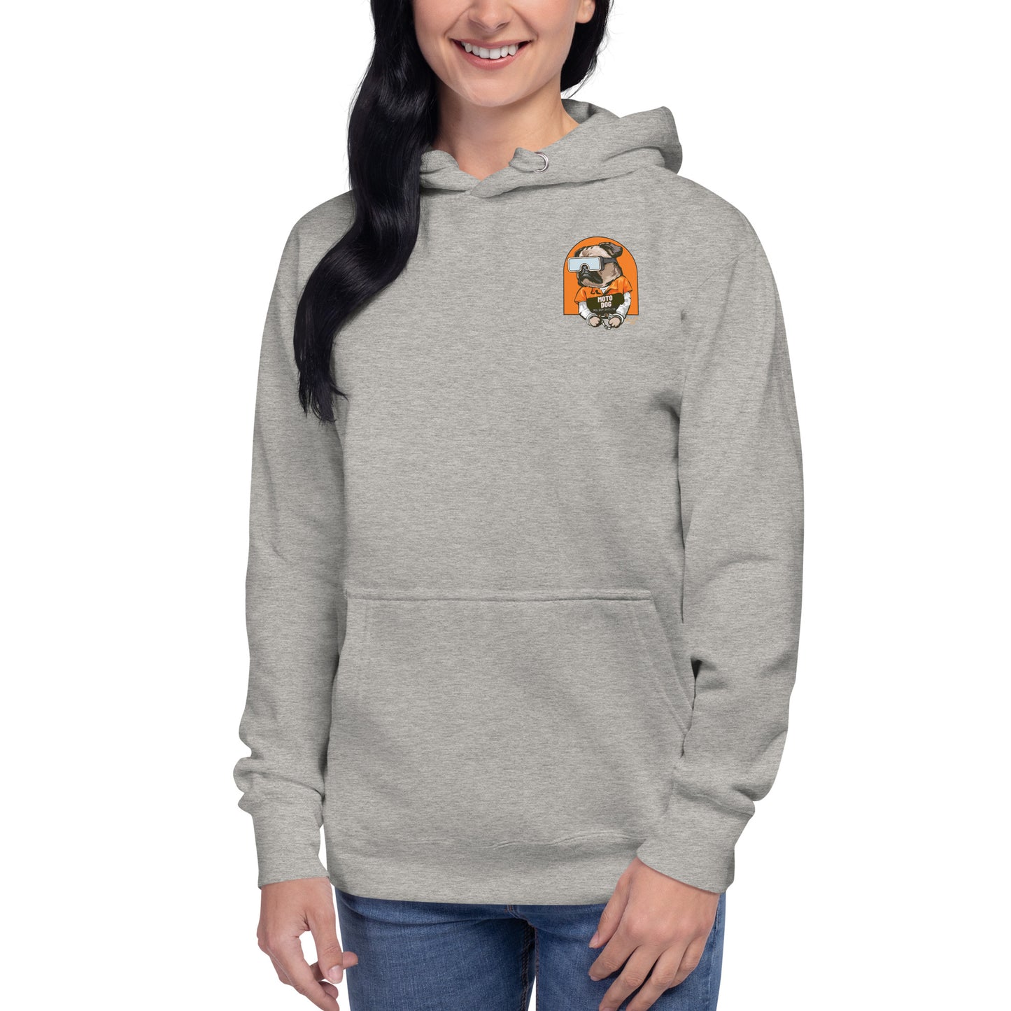 Moto Dog Pug - Unisex Hoodie