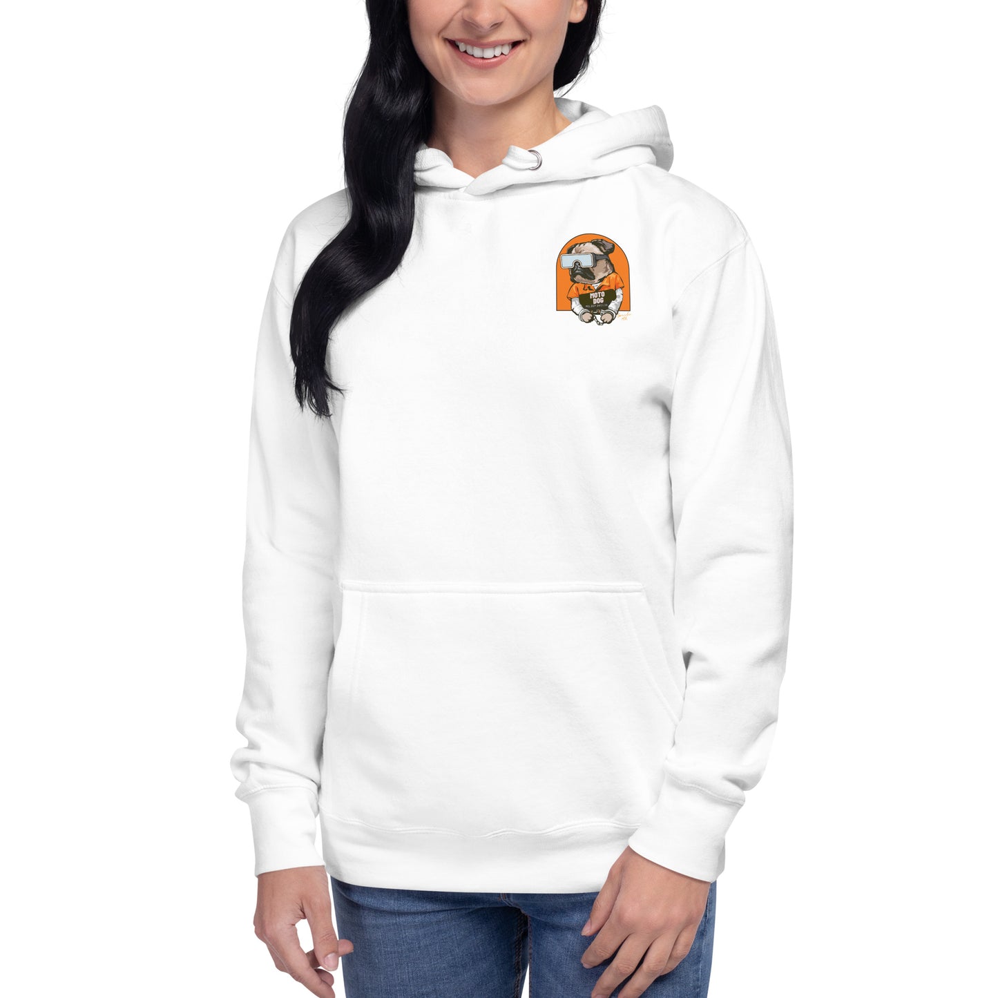 Moto Dog Pug - Unisex Hoodie