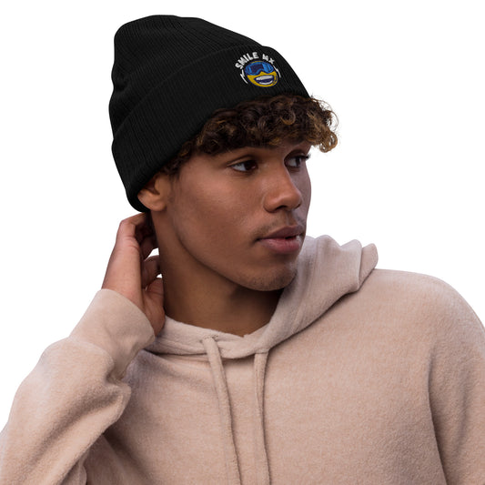 Smile MX- Ribbed knit beanie