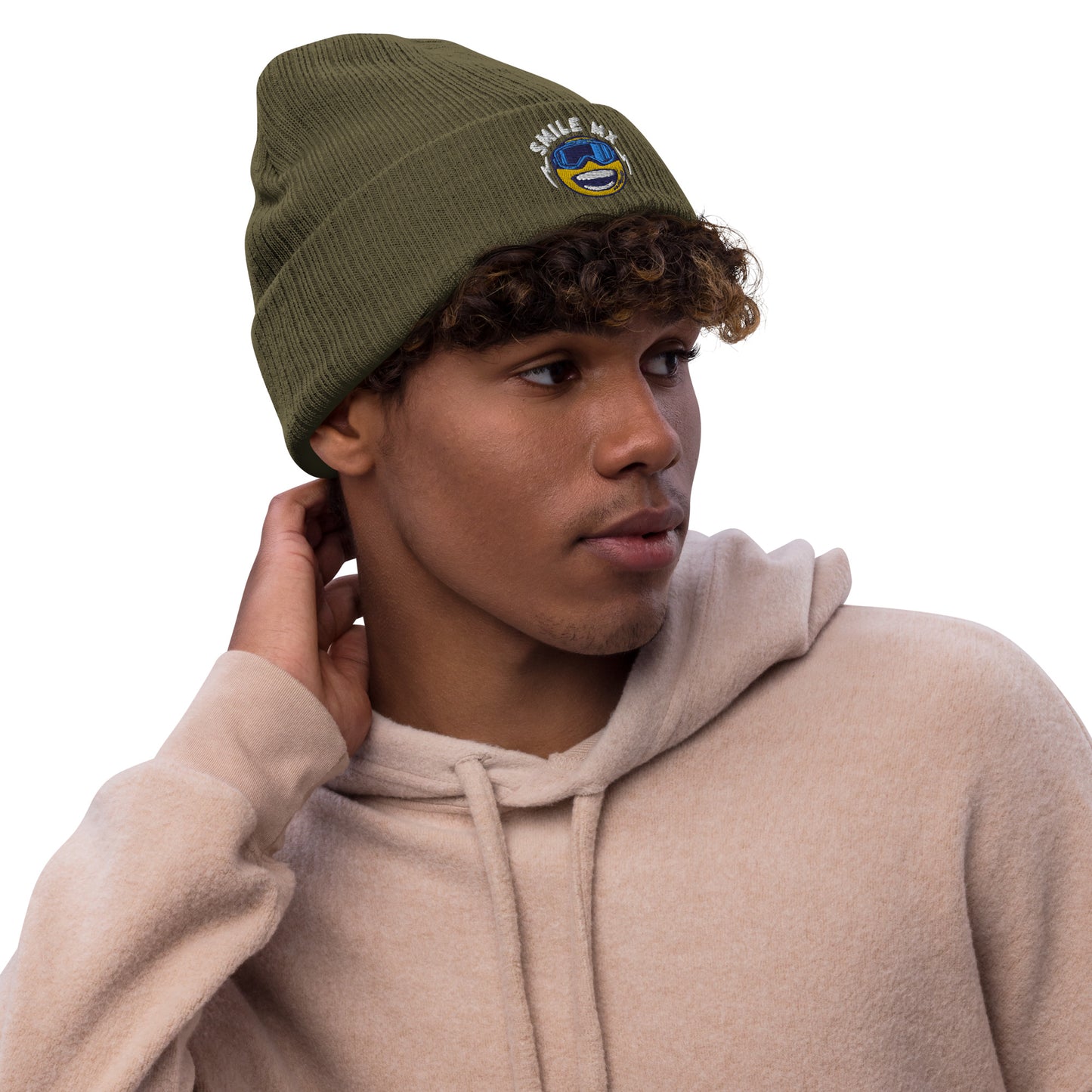 Smile MX- Ribbed knit beanie