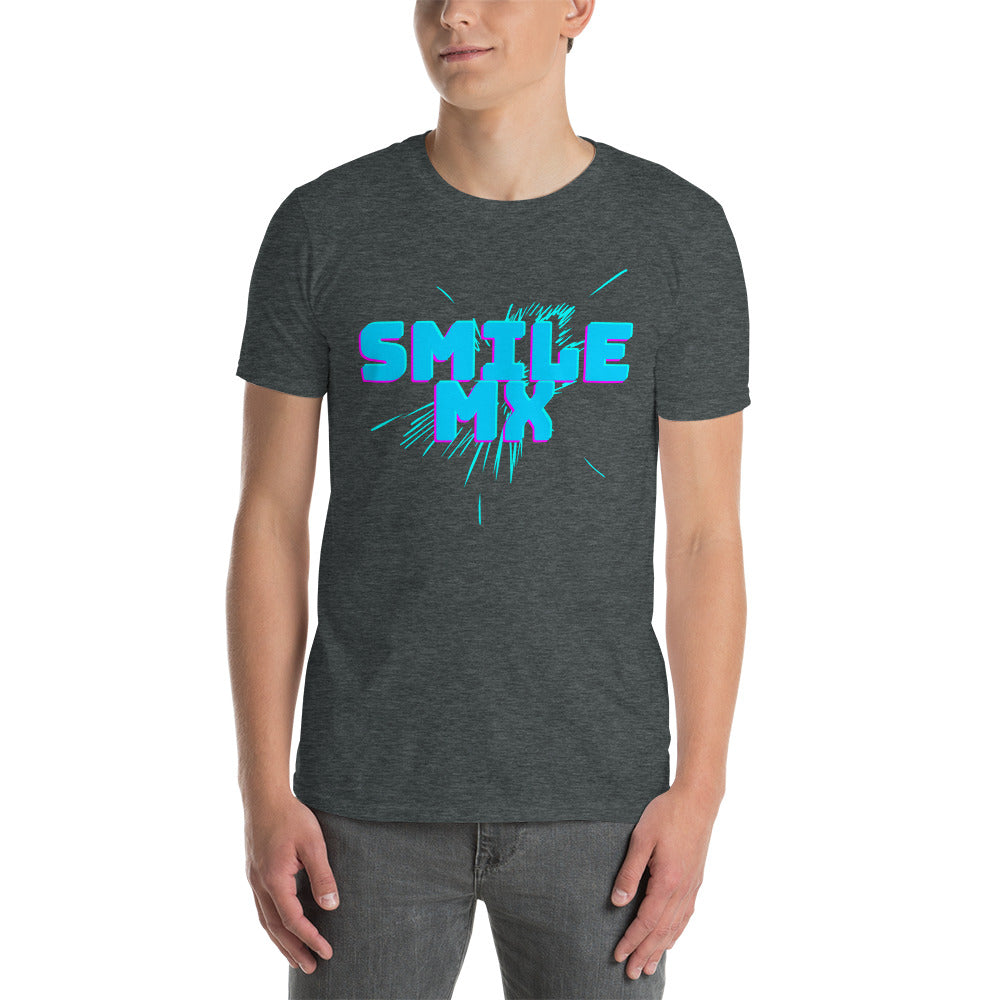 Smile MX Electric Blue - Men's T-Shirt