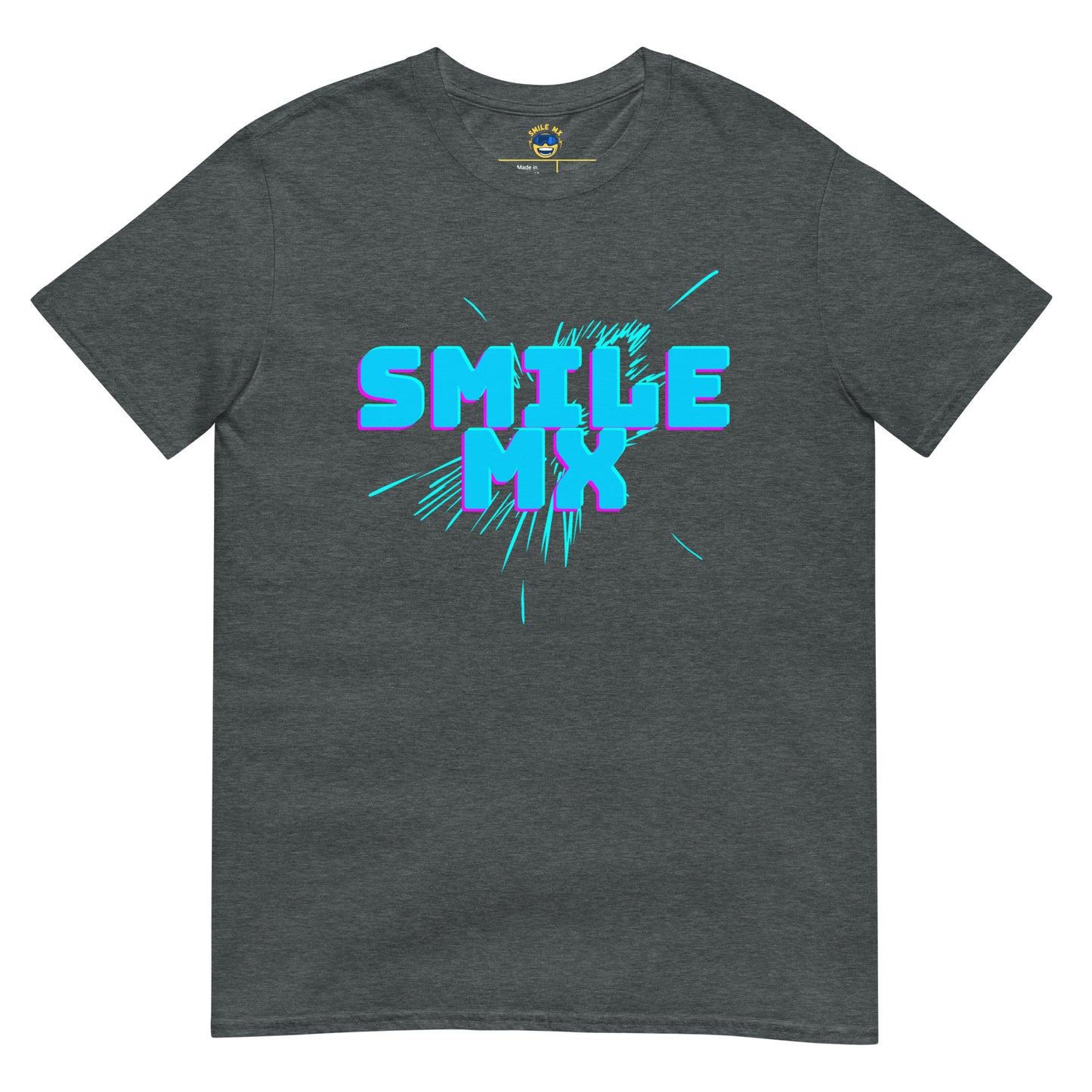 Smile MX Electric Blue - Men's T-Shirt