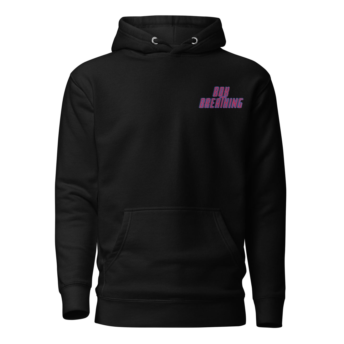 Box Breathing-Pink & Teal Unisex Hoodie