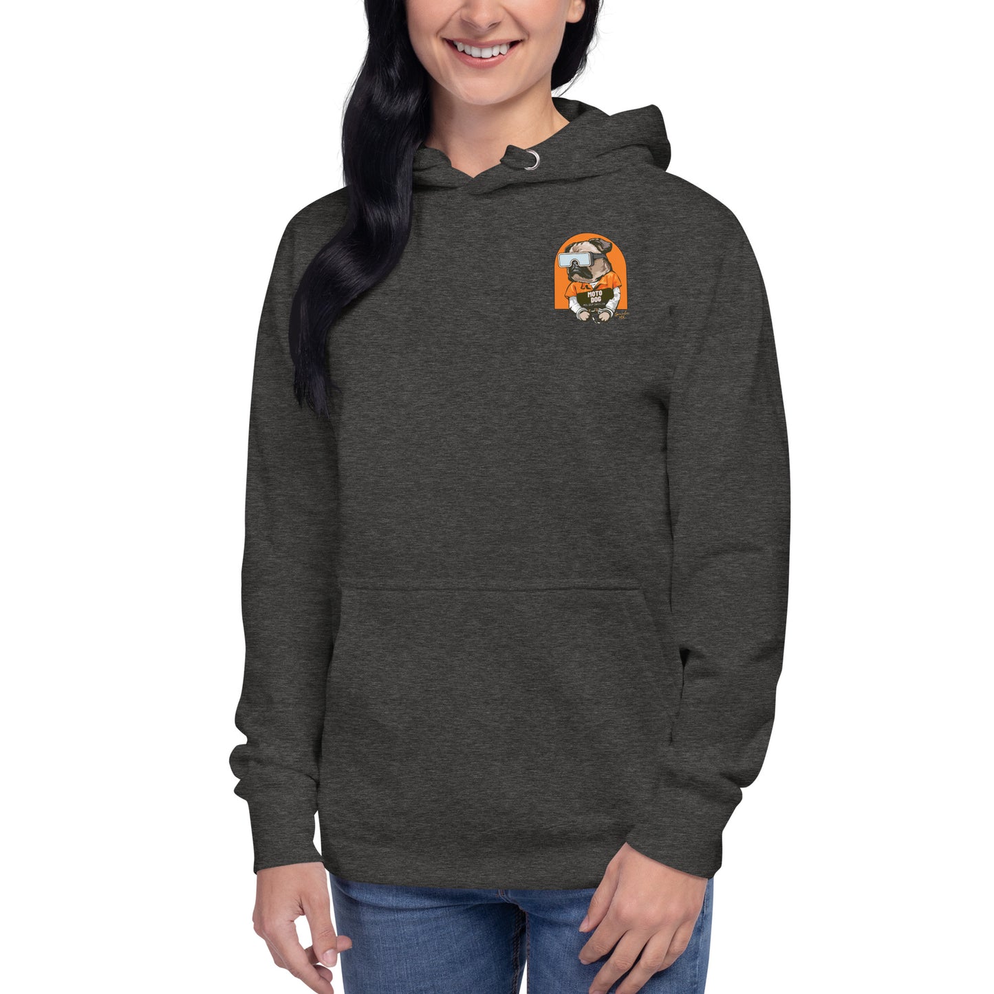 Moto Dog Pug - Unisex Hoodie