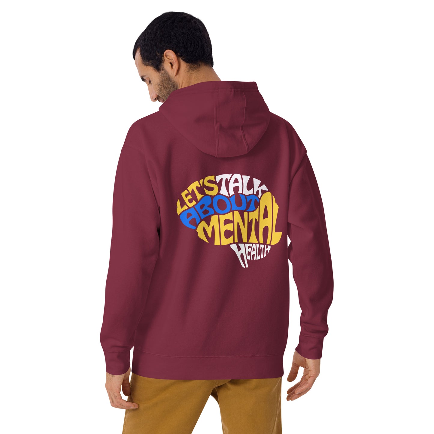 Let's Talk About Mental Health - Men's Hoodie