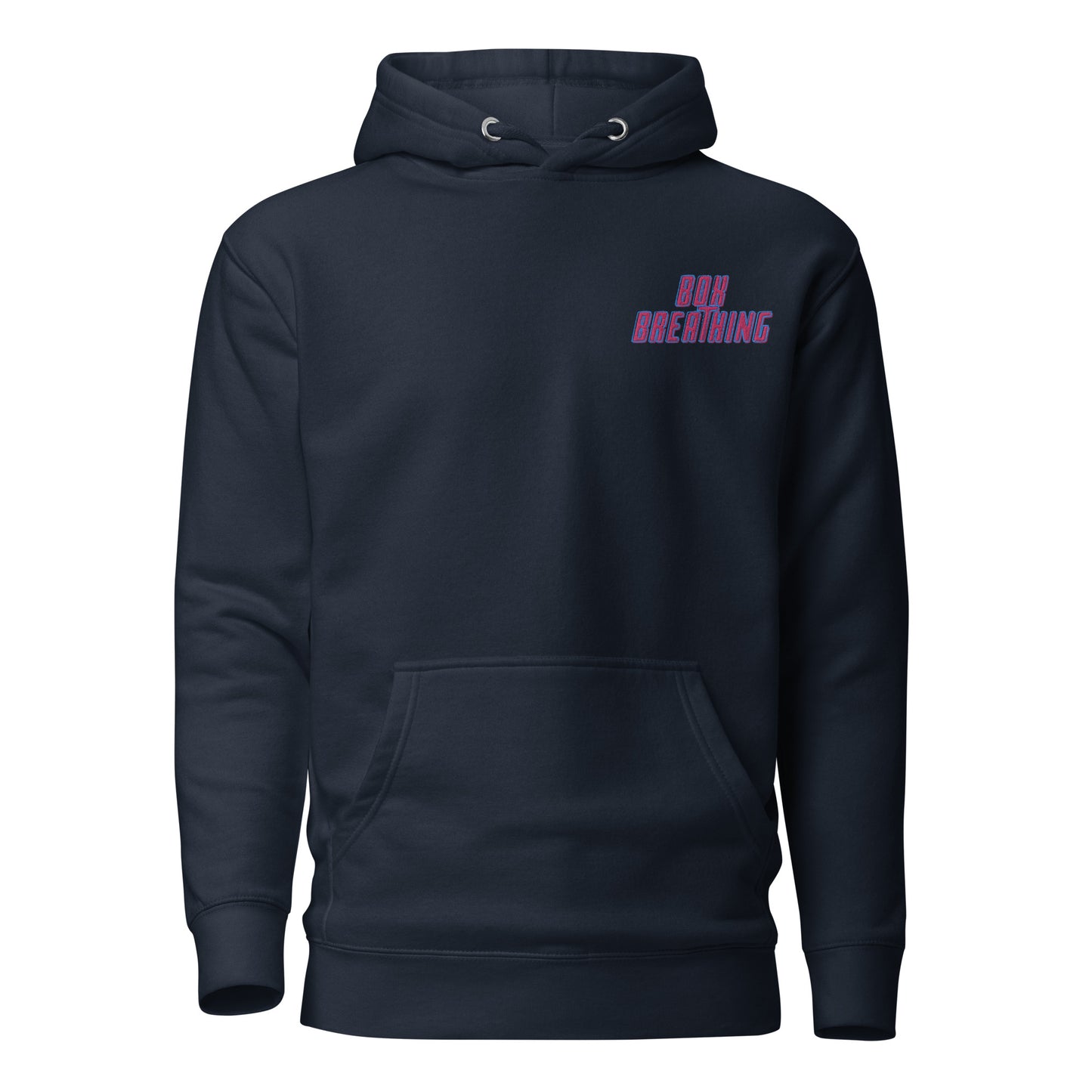 Box Breathing-Pink & Teal Unisex Hoodie